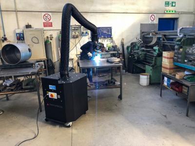 Filtros portátiles económicos para humos de soldadura