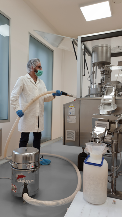 Aspiradores Delfin Pharma Tratamiento del aire en industria farmacéutica